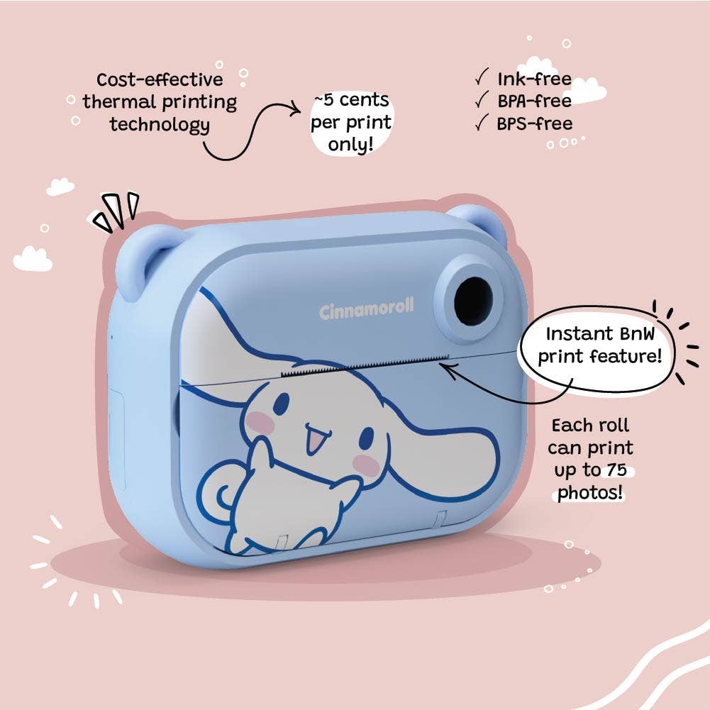 Sanrio Cinnamoroll Print Camera