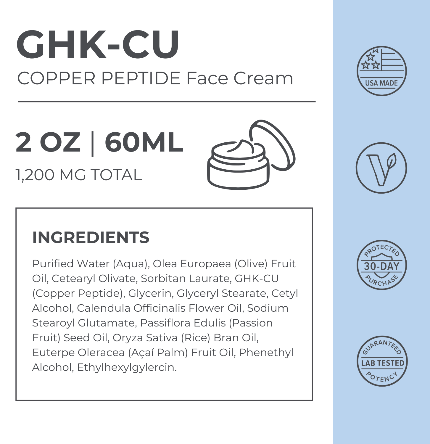 Neurogan Health - GHK-Cu Copper Peptide Face Cream
