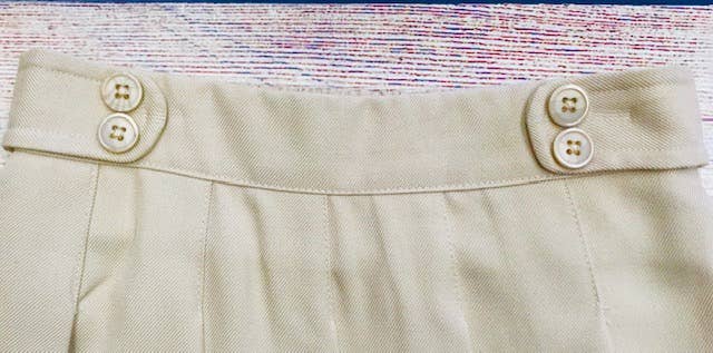 Unik - Girl Pleated Uniform Skirt Scooter Khaki 4/5-16