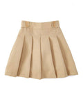 Unik - Girl Pleated Uniform Skirt Scooter Khaki 4/5-16
