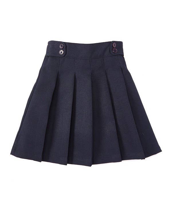 Unik - Girl Pleated Uniform Skirt Scooter Navy 4/5-16