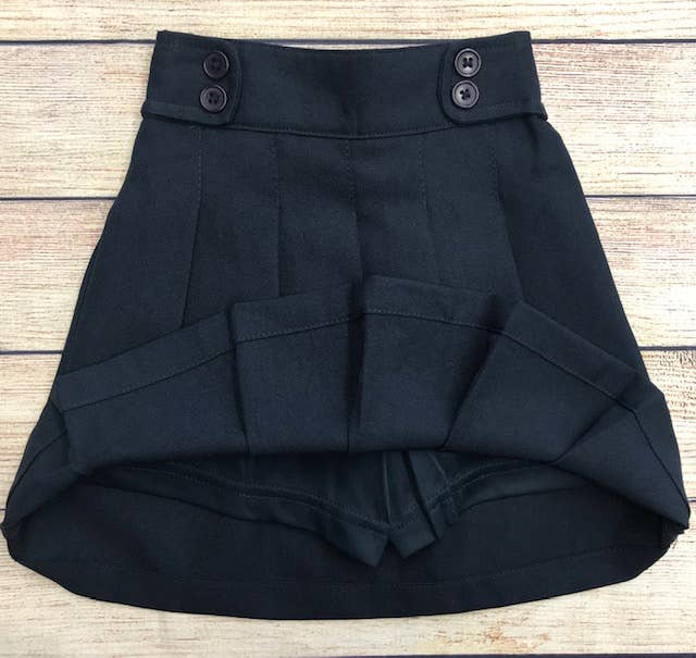 Unik - Girl Pleated Uniform Skirt Scooter Navy 4/5-16