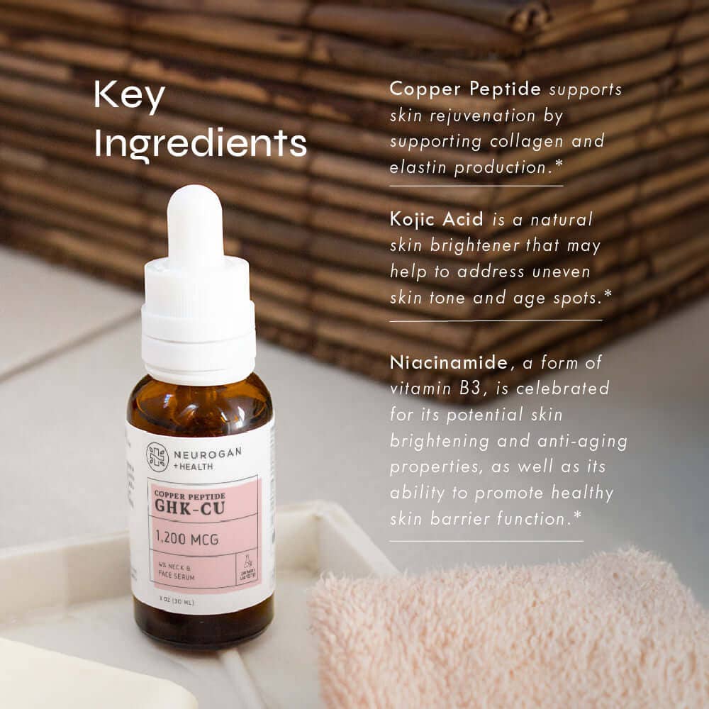 Neurogan Health - GHK-Cu Copper Peptide Neck & Face Serum
