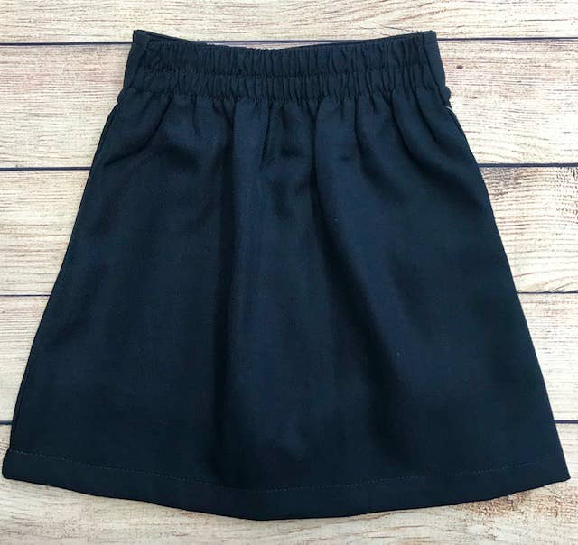 Unik - Girl Pleated Uniform Skirt Scooter Navy 4/5-16