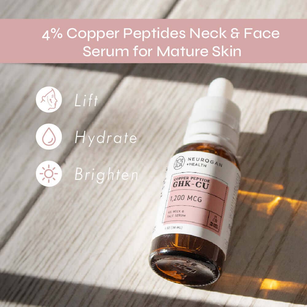 Neurogan Health - GHK-Cu Copper Peptide Neck & Face Serum