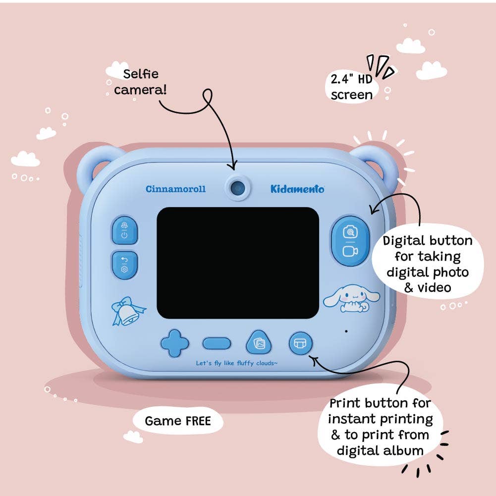 Sanrio Cinnamoroll Print Camera