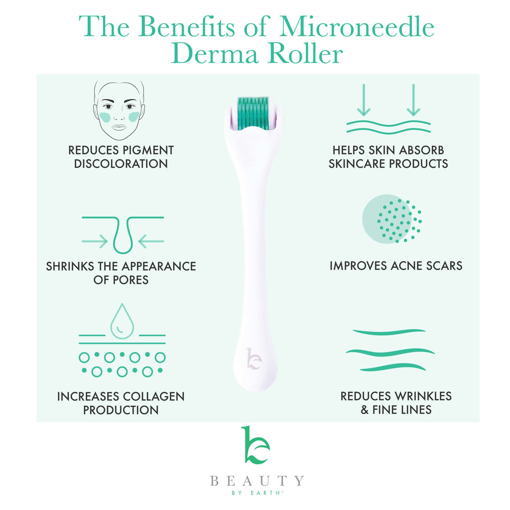 Beauty By Earth - Derma Roller Microneedling Face Roller